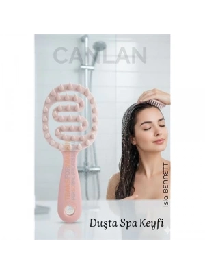 ® Silikon Saç Masaj Tarağı – Saç Yıkama Tarağı Duşta Rahatlatıcı Yıkama ve Derin Temizlik Etkisi