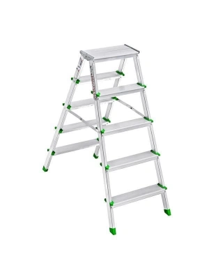 ® SM Saraylı 5+5 Çift Taraflı Alüminyum Merdiven