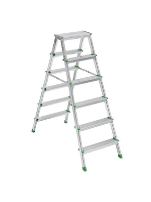 ® SM Saraylı 6+6 Çift Taraflı Alüminyum Merdiven