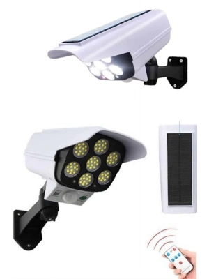 ® Solar Bahçe Lambası Uzaktan Kumandalı Kamera Görünümlü Hareket Sensörlü