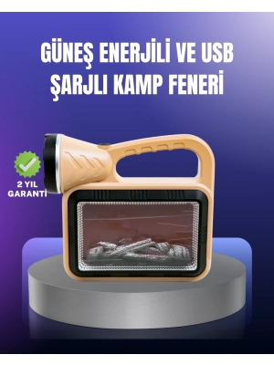 ® Solar Enerjili Alev Lambası – El Feneri ve Dekoratif Işık