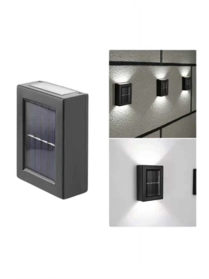 ® Solar Lamba Dekoratif Aplik Su Geçirmez Led Işıklı Duvar Lambası