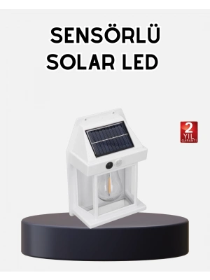® Solar Sensörlü Dış Mekan Lamba 3 Işık Modlu ve IP65 Dayanıklı