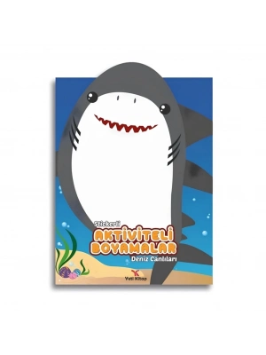 ® Stickerli Aktivite ve Boyamalar Deniz Canlıları