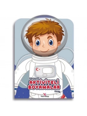 ® Stickerli Aktivite ve Boyamalar Uzay