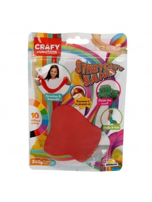 ® Streç Oyun Kumu Kırmızı 200 gr