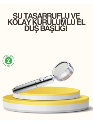 ® Su Basıncını Artıran Sızdırmaz Duş Başlığı
