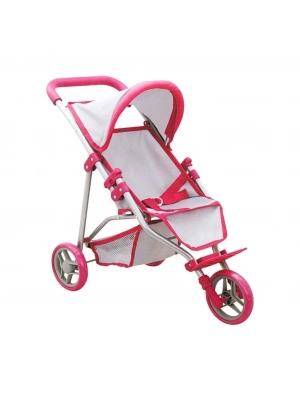 ®  3 Tekerlekli Pembe Gri Puset