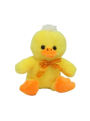 ®  Peluş Oturan Ördek Kurdelalı 20 Cm