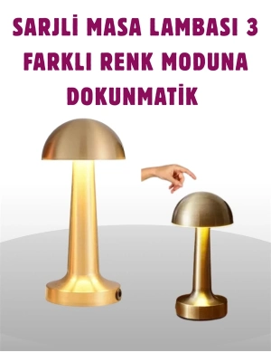 ® Taşınabilir Dokunmatik LED Lamba – Sıcak & Soğuk Işık Ayarı