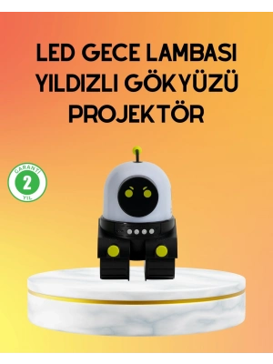 ® Taşınabilir Lityum Bataryalı Led Gece Lambası ve Projektör