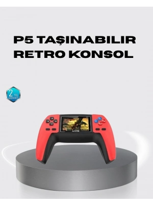 ® Taşınabilir Retro Oyun Konsolu – 520 Efsane Oyun Tek Cihazda