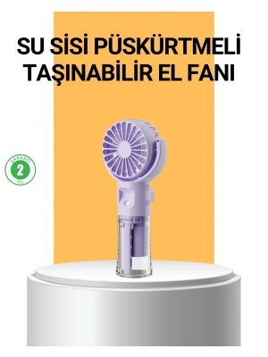 ® Taşınabilir Şarjlı Su Buharlı Mini Klima Fan