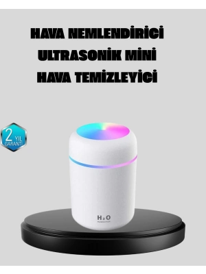 ® Taşınabilir USB Mini Nemlendirici – LED Aydınlatmalı, Çift Püskürtme Modu