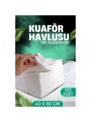® Tek Kullanımlık Kuaför Havlusu - Berber Havlusu Spa Havlusu Medikal Havlu 100 Ad