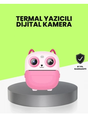 ® Termal Baskı Özellikli Çocuk Kamerası 1080P Video Destekli