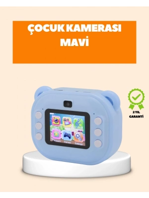 ® Termal Baskı Teknolojili Anında Fotoğraf Kamerası – 24MP Çift Lens, 32GB Hafıza