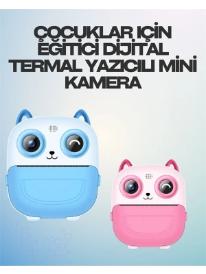 ® Termal Yazıcılı Dijital Kamera – USB Şarjlı, HD Video Destekli