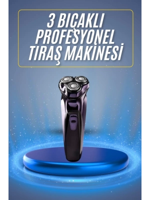 ® Tıraş Makinesi Hassas Ciltlere Özel Döner Başlıklı Pürüzsüz Görünüm
