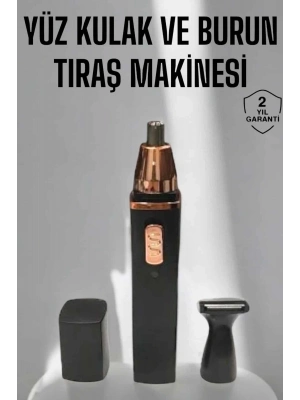 ® Tıraş Makinesi Kulak Burun ve Yüz Temizleyici Şarjlı Mini
