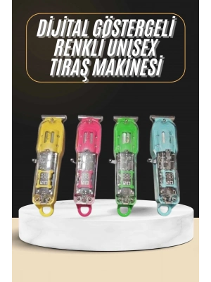 ® Tıraş Makinesi Renkli Dijital Göstergeli Epilasyon Öncesi Kısaltma Makinesi