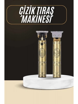 ® Tıraş Makinesi Şarjlı Çizik Tıraş Paslanmaz Çelik Bıçaklı 4 Taraklı