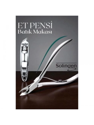 ®  Tırnak Et Pensi - Et Makası - Batık Tırnak Makas Seti Solingen Profesyonel