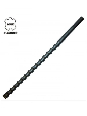 ® Todrill 50439 SDS Max 4 Elmaslı Matkap Uç 24X520 mm