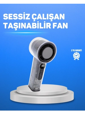 ® Ultra Sessiz USB Şarjlı Fan | Taşınabilir ve Hafif Tasarım