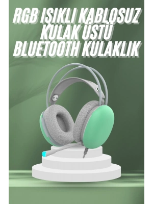 ® Unısex Yüksek Ses Kaliteli Yumuşak Kılıflı Kablosuz Kulak Üstü Bluetooth Kulaklık