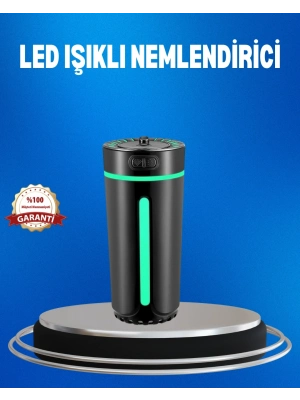 ® USB Bağlantılı LED’li Hava Nemlendirici Aromaterapi Buhar Difüzörü