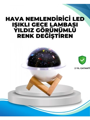® USB bağlantılı projektör ışıklı taşınabilir mini hava nemlendirici ve aroma difüzörü