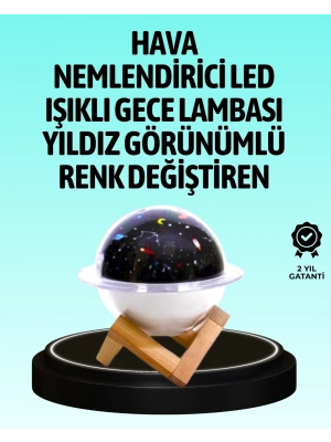 ® USB ile çalışan projektörlü aromaterapi nemlendirici masaüstü kullanım için uygun