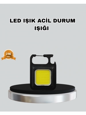 ® USB Şarjlı 800 Lümen LED Fener – Mini Boy, 3 Işık Modlu, Anahtarlık Tipi El Feneri