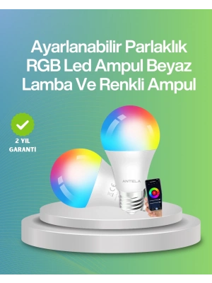 ® Uzaktan Kumandalı Akıllı LED Ampul, Enerji Tasarruflu