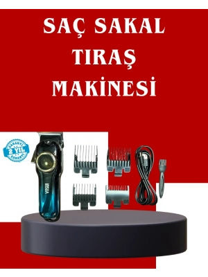 ® Uzun Çalışma Süreli LCD Göstergeli Saç Kesme Makinesi