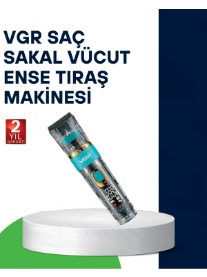 ® VGR V-695 Profesyonel Saç ve Sakal Kesme Makinesi Şarjlı ve Kablolu Kullanım