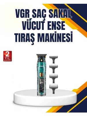 ® VGR V-695 Profesyonel Tıraş Makinesi Seramik Bıçaklı Turbo Güçlü Motor