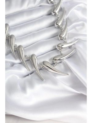 ® VIP Seri Özel Model Gümüş Renk Kadın Kolye