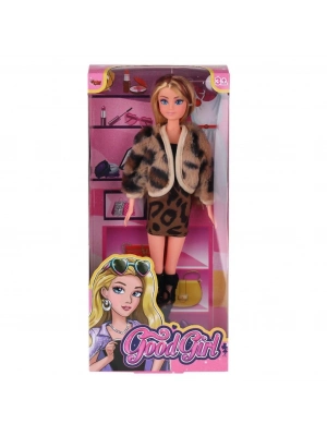 ® WG-115519-20 Kürk Ceketli Elbiseli Bebek 29 cm  -Vardem Oyuncak