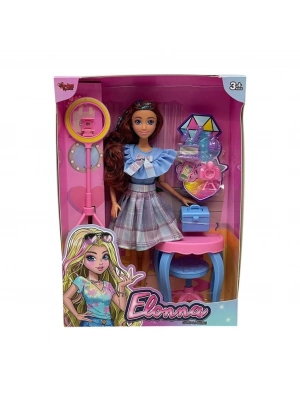 ® WG66956 -Kutulu Güzellik Masalı Çantalı Bebek Set 11,5 inç