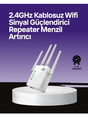 ® WPS Destekli 2.4GHz + 5GHz WiFi Sinyal Güçlendirici