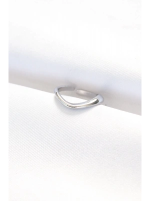 ® Yassı Silver Renk Ayarlanabilir Yüzük