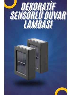 ® Yeni Model Solar Çift Taraflı Duvar Lambası Dekoratif Duvar Lambası