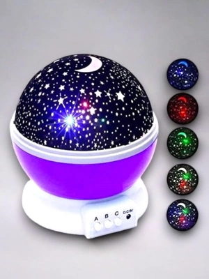 ® Yıldızlı Gökyüzü Efektli Projektörlü Masa ve Gece Lambası
