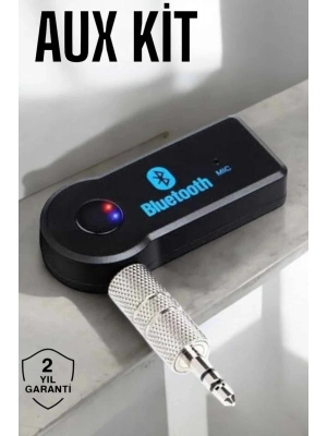 ÇOK SATAN Bluetooth Araç Kiti Bt 350 Aux Çıkışlı Tüm Araçlara Uyumlu