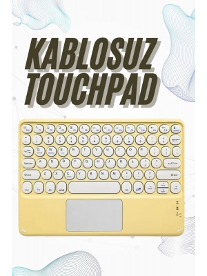 ÇOK SATAN Bluetooth Touchpad Klavye 10.9 inch Kablosuz Wifi Q Klavye Slim