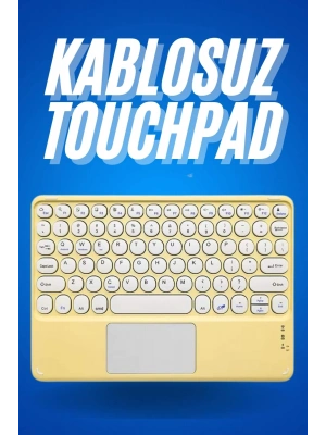 ÇOK SATAN Bluetooth Touchpad Klavye Ultra İnce Taşınabilir Q Klavye