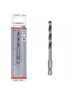 ® Bosch Pointteq Altıgen Şaftlı Hss Matkap Ucu 5 mm