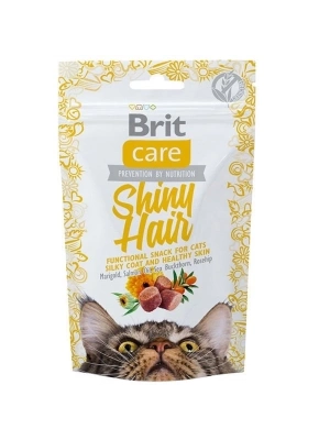 ÇOK SATAN Brit Care Shiny Hair Kedi Bisküvisi 50 Gr